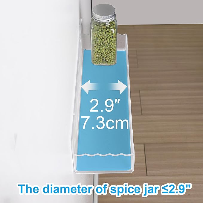 12 inch Spice Rack Wall Mounted, 4 Pack Spice Organizer Shelf - Image 3