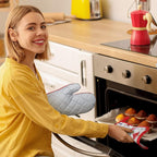 Bencailor 6 Pcs Mushroom Kitchen Towels Oven Mitts and Pot Holders Decorative - Image 4