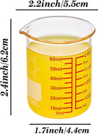 High Borosilicate Glass Measuring Cup-V-Shaped Spout，Glass Measuring Beaker - Image 7