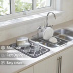 Dish Drying Mat for Kitchen Counter 2 Pack - Image 2