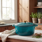 Zulay Kitchen 7.7 Quart Enameled Cast Iron Dutch Oven Pot - Image 2