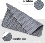 Silicone Dish Drying Mat, Non-Slip Easy Clean Sink Mat Large Heat-resistant - Image 4