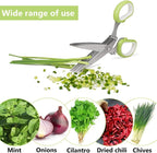 5-Blade Herb Cutter Scissors - Image 2