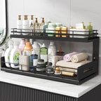 Under Sink Organizer Upgrade To Professional Rails, 2-Tier Dual Pull Out - Image 8