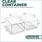 Sorbus Acrylic Storage Containers - Image 3