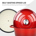 Miereirl 4.5 Quart Enameled Dutch Oven Pot - Image 5