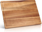 17" Best Solid Acacia Wood Cutting Boards by Ayiaren