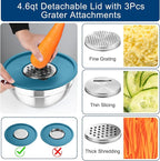 TeamFar Mixing Bowls with Lids, - Image 4