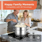 LOLYKITCH 8-Quart/ 30CM Stainless Steel Steamer Pot - Image 7