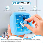 Visual Timer for Kids, 60-Minute Countdown Timer for Classroom Office Kitchen - Image 3