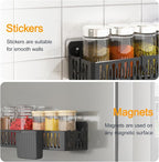 Sevenblue 4 Pack Large Magnetic Spice Rack - Image 3