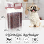 LEAWALK 5Lbs Airtight Cat Dog Food Storage Container - Image 6