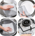 Stainless Steel Wire Scrubber Sponges, 10 Pack Non-Scratch Heavy Duty Cleaning - Image 5