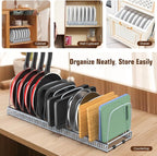 Housolution Cutting Board Organizer Rack, Expandable Baking Tray and Cookie - Image 6