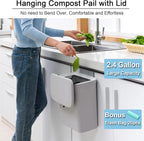 Tiyafuro 2.4 Gallon Kitchen Compost Bin - Image 2
