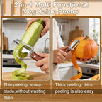 2PCS Premium 2-in-1 Vegetable Peeler - Image 2