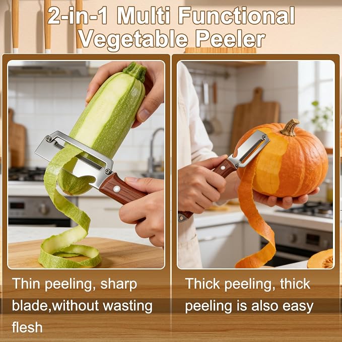 2Pcs Premium Vegetable Peeler - Image 7