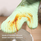 4 Pieces Oven Mitts and Pot Holders of Macaron Color Thickened Non-Slip - Image 4
