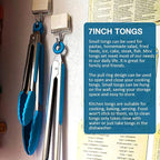 Small Serving Tongs Set of 3, Mini Tongs - Image 6