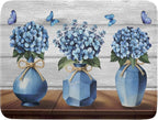Giwawa Blue Hydrangea Dish Drying Mat by Giwawa