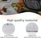 2 Pack Replacement Stainless Steel Splatter Shield - Image 4