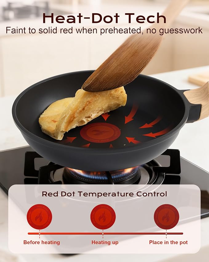 Non Stick Frying Pan, 10-inch Omelette Pan - Image 2