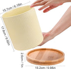 QUELIEN Utensil Holder, 360° Rotating Ceramic Kitchen Utensil Holder - Image 4