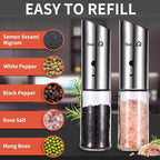 Electric Salt and Pepper Grinder Set - Image 7