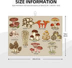 Mushrooms Dish Drying Mat XL Microfiber Kitchen Drying Mat Large Dish Drying - Image 2