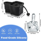 Middle Finger Ice Cube Mold – Large Reusable Silicone Tray - Image 2