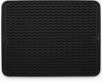 Silicone Drying Mat 16 × 12 – Black Non-Slip Sink Mat by Unknown