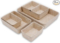 Welaxy Office Drawer organizers felt storage bins Shallow Small Desk trays Draw by Welaxy
