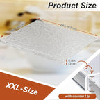 JJL Acrylic Cutting Board with Counter Lip, 24 x 18 Inches, and Vegetables - Image 5