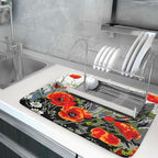 Giwawa Poppy Dish Drying Mat 18x24 inch - Image 5
