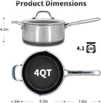 Hybrid Nonstick 4 QT Saucepan - Image 2
