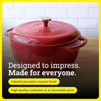 Lodge Essential Enamel Cast Iron Dutch Oven - Image 6