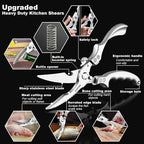 Stainless Steel Heavy Duty Kitchen Scissors - Image 3