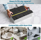 Bathroom Sink Cover for Counter Space, Sink Mat Foldable Sink Cover, Silicone - Image 3