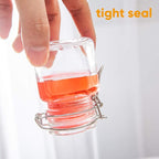 Flrolove Spice Jars 30 Pack 4oz Square Glass Jars - Image 4