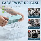 WIBIMEN Large Ice Cube Molds, Big Round Whiskey Ice Cube Trays - Image 3