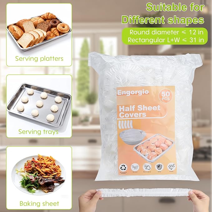 Extra Large Bowl Covers For Bread Proofing 50pcs，Fits Bowl up to 20"，Fits - Image 2