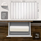 Large Stone Dish Drying Mats for Kitchen Counter, Fast Drying Collapsible Dish - Image 4
