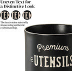 DOWAN 7.2″ Extra Large Utensil Holder, Farmhouse Utensil Holder - Image 5