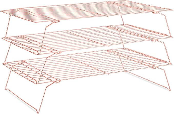 Cooling Rack for Baking 3 Tiers, Stainless Steel Baking Cooking Cooling Racks by Briout