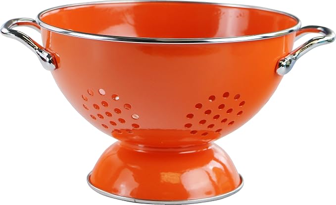 Calypso Basics by Reston Lloyd Powder Coated Enameled Colander, 1.5 Quart by RestonLloyd