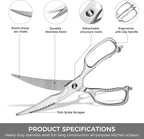 Sunnecko Heavy Duty Kitchen Scissors - Image 2