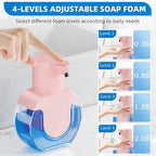 2Pack Automatic Soap Dispenser Touchless, Rechargeable Foaming Soap Dispenser - Image 4