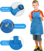 SINLAND Kids Apron with Pocket 2 Pack Children Chef Apron - Image 3