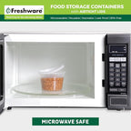 Freshware 48 Pack of 16 and 32 oz, 24 sets each size Food Storage Containers - Image 5
