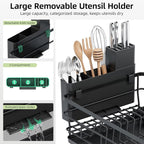 TOOLF Extendable Dish Drying Rack, Large Expandable Dish Drainer, Dryer Rack - Image 6